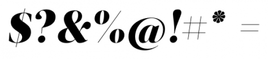 Acta Display Black Italic Font OTHER CHARS