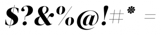 Acta Display ExtraBold Italic Font OTHER CHARS