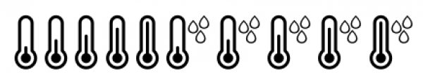 Acta Symbols Weather Font OTHER CHARS