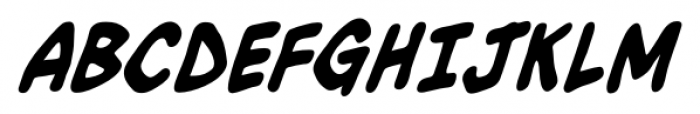 Actionfigure BB Bold Italic Font UPPERCASE