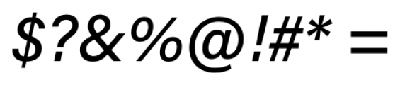 Acumin Pro Medium Italic Font OTHER CHARS