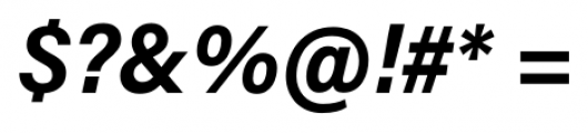 Acumin Pro Semi Condensed Bold Italic Font OTHER CHARS
