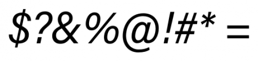 Acumin Pro Semi Condensed Italic Font OTHER CHARS