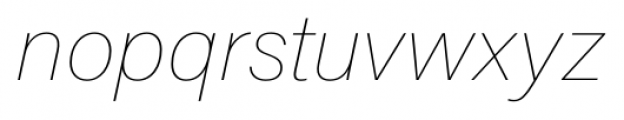 Acumin Pro Thin Italic Font LOWERCASE