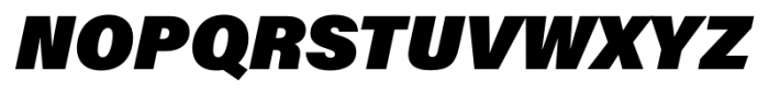 Acumin Pro Ultra Black Italic Font UPPERCASE