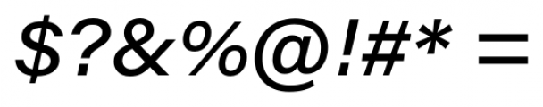 Acumin Pro Wide Medium Italic Font OTHER CHARS