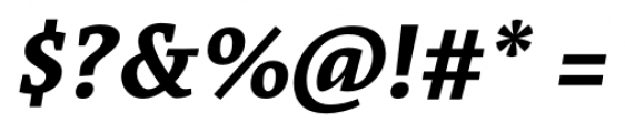 Acuta Bold Italic Font OTHER CHARS