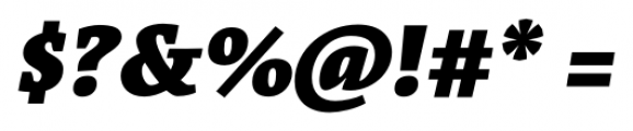 Acuta Fat Italic Font OTHER CHARS