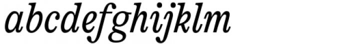 AC Honey Bee Serif Italic Font LOWERCASE