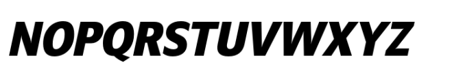 AC Texto Pro Black Italic Font UPPERCASE