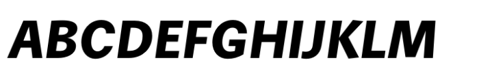 Academica Sans Black Italic Font UPPERCASE