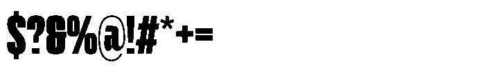 Acai PRO Condensed Font OTHER CHARS