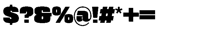 Acai PRO Expanded Font OTHER CHARS