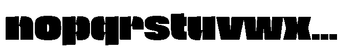 Acai PRO Expanded Font LOWERCASE