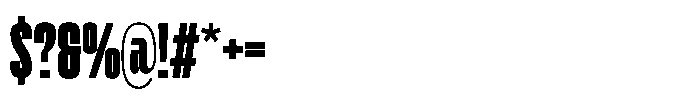 Acai PRO Ultra Condensed Font OTHER CHARS