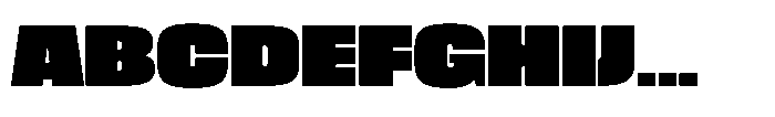Acai PRO Ultra Expanded Font UPPERCASE