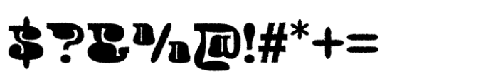 Acaphy Rough Font OTHER CHARS