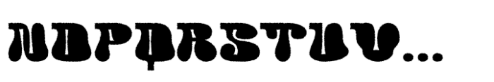 Acaphy Rough Font UPPERCASE