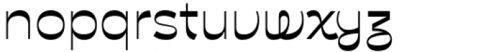 Acarau Display Extra Light Font LOWERCASE