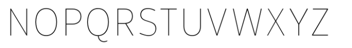 Accessibility Font Thin Font UPPERCASE