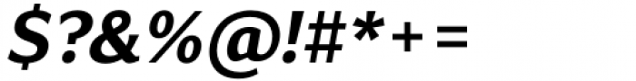 Accia Flare Bold Italic Font OTHER CHARS