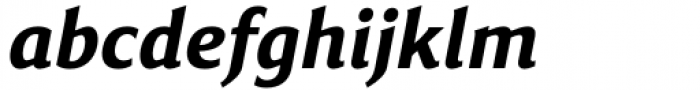 Accia Flare Bold Italic Font LOWERCASE
