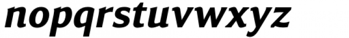 Accia Flare Bold Italic Font LOWERCASE