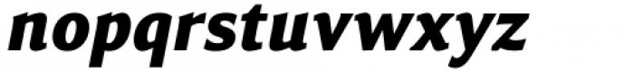 Accia Flare Extra Bold Italic Font LOWERCASE