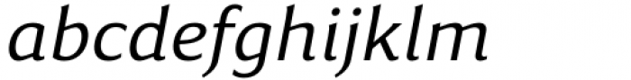 Accia Flare Italic Font LOWERCASE
