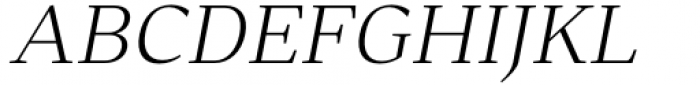Accia Forte Light Italic Font UPPERCASE