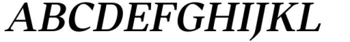 Accia Forte Semi Bold Italic Font UPPERCASE