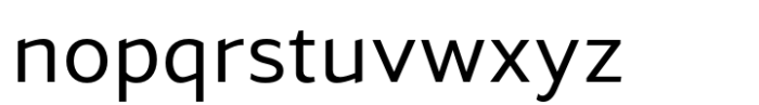 Accia Sans Regular Font LOWERCASE