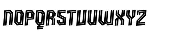 Accino 002 Black Inline Font LOWERCASE