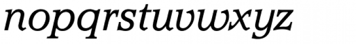 Accolade Light Italic Font LOWERCASE