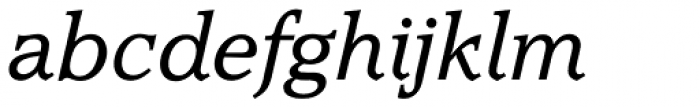 Accolade TS Light Italic Font LOWERCASE