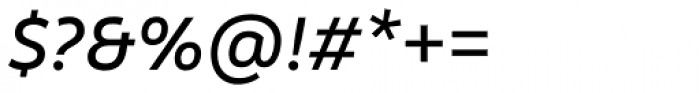Accord Alternate Medium Italic Font OTHER CHARS