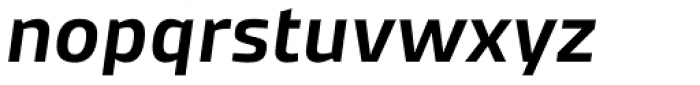 Accura SemiBold Italic Font LOWERCASE