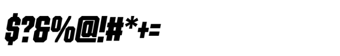 Ace Compressed Super Right Font OTHER CHARS