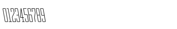 Ace Compressed Thin Left Font OTHER CHARS
