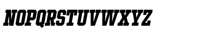 Ace Condensed Bold Right Font UPPERCASE