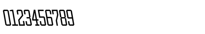 Ace Condensed Light Left Font OTHER CHARS