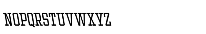 Ace Condensed Light Left Font LOWERCASE