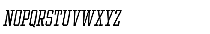 Ace Condensed Light Right Font UPPERCASE