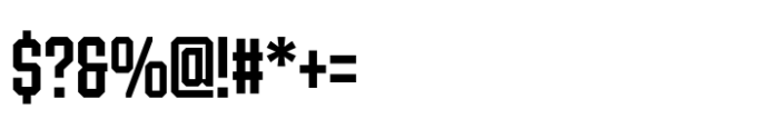 Ace Condensed Medium Font OTHER CHARS