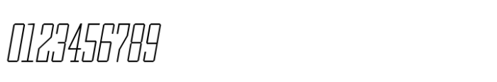 Ace Condensed Thin Right Font OTHER CHARS