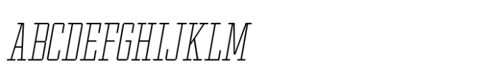 Ace Condensed Thin Right Font
