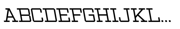 Ace Light Left Font UPPERCASE