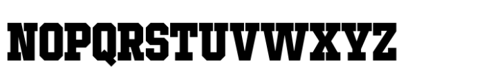 Ace Narrow Bold Font UPPERCASE