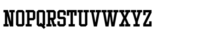 Ace Narrow Regular Font UPPERCASE