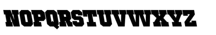 Ace Narrow Super Left Font UPPERCASE